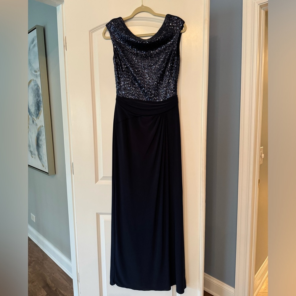 Beautiful long Navy dress